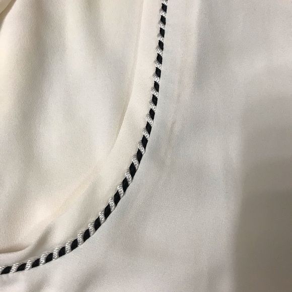 J Crew Blouse with Gorgeous Detail and Tassels - Picture 5 of 6